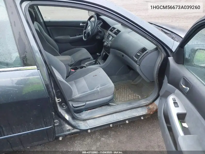 1HGCM56673A039260 2003 Honda Accord 2.4 Ex