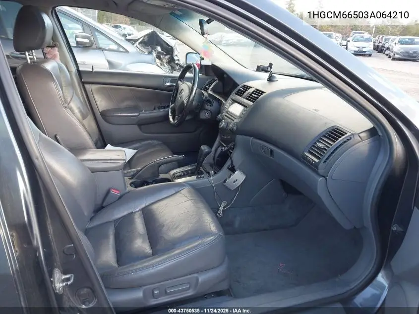 1HGCM66503A064210 2003 Honda Accord 3.0 Ex