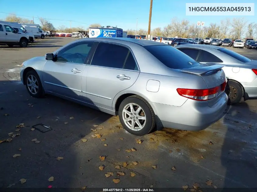 1HGCM66553A045913 2003 Honda Accord 3.0 Ex