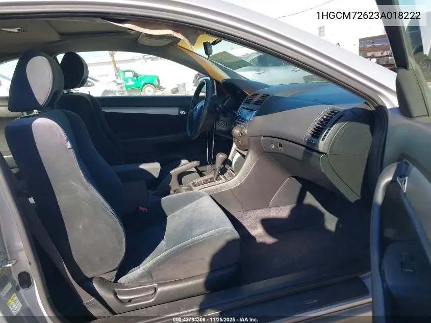 1HGCM72623A018222 2003 Honda Accord 2.4 Ex