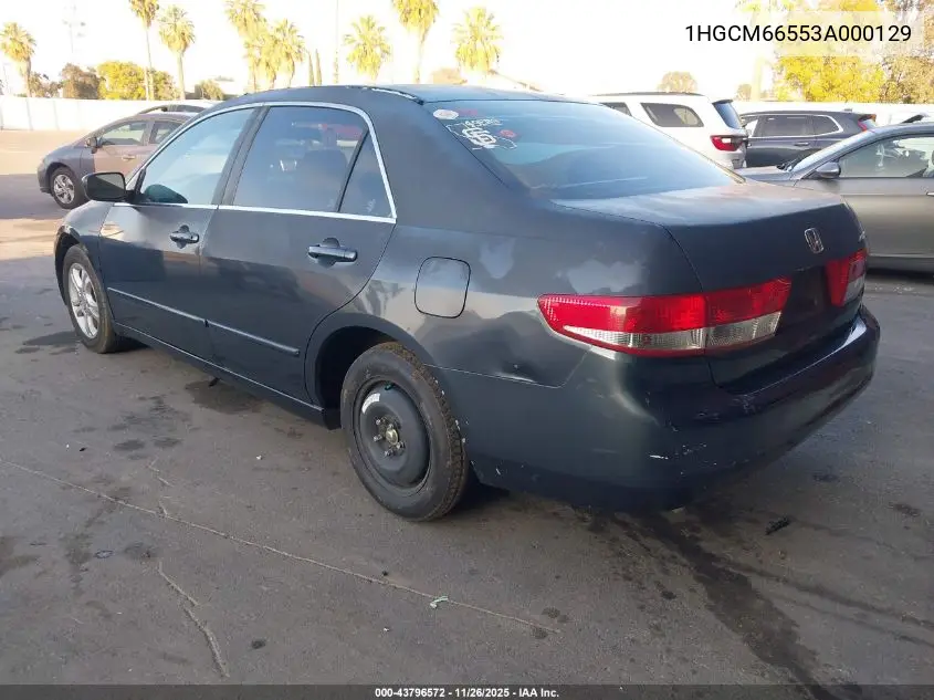 1HGCM66553A000129 2003 Honda Accord 3.0 Ex