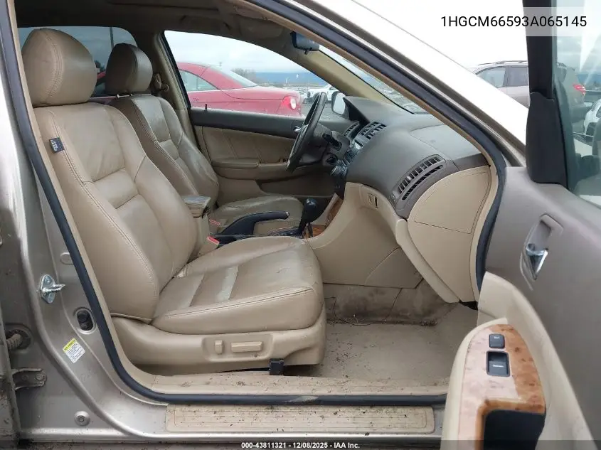 1HGCM66593A065145 2003 Honda Accord 3.0 Ex