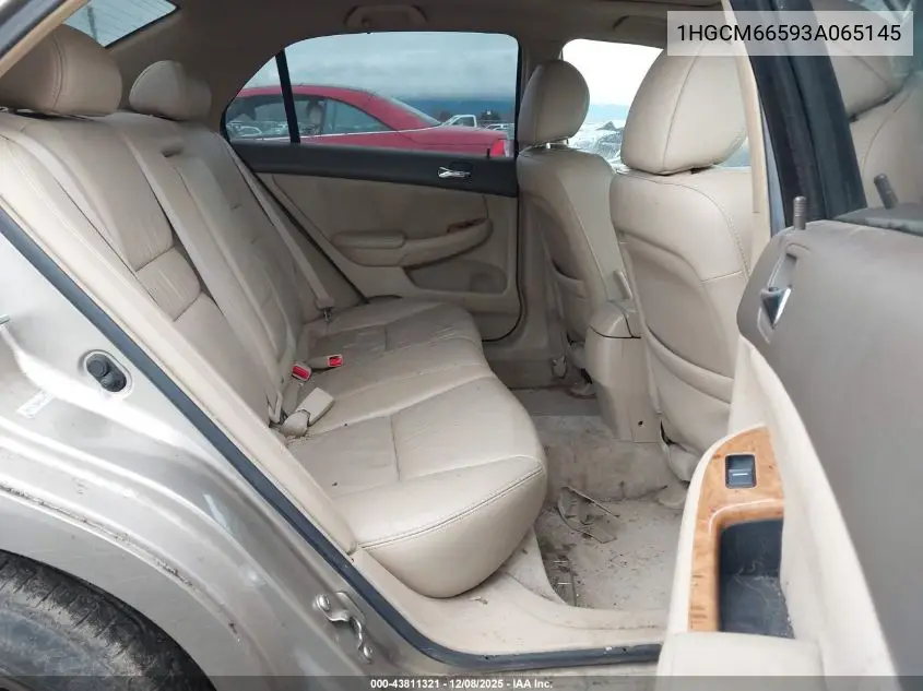 1HGCM66593A065145 2003 Honda Accord 3.0 Ex