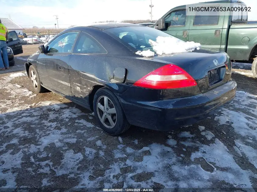 1HGCM72653A009692 2003 Honda Accord 2.4 Ex