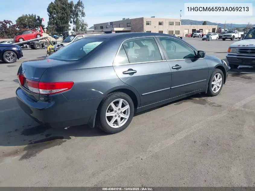 1HGCM66593A069213 2003 Honda Accord 3.0 Ex