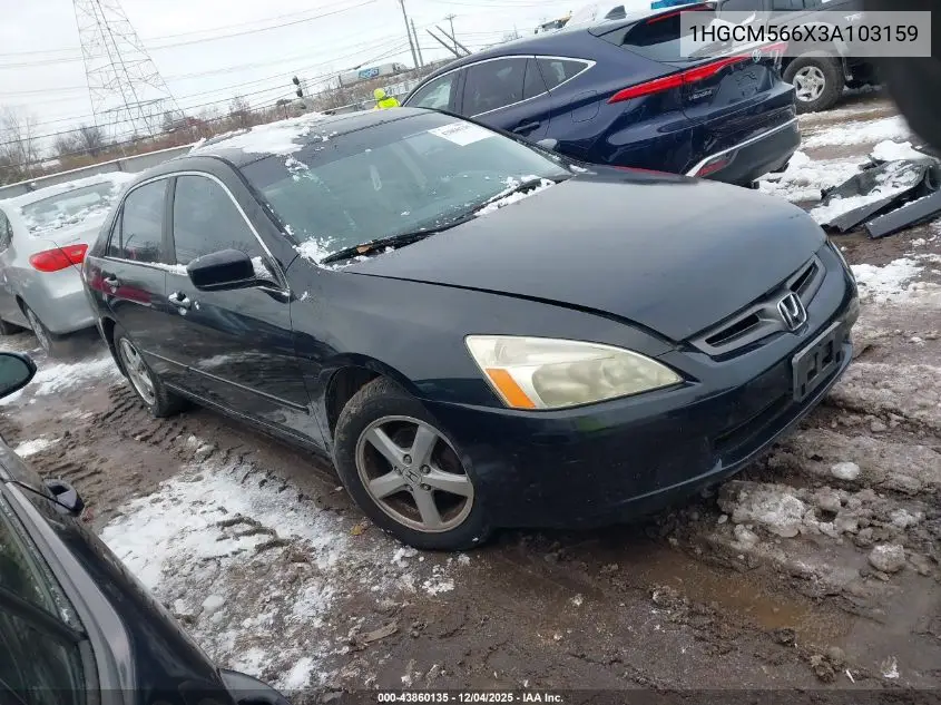 1HGCM566X3A103159 2003 Honda Accord 2.4 Ex