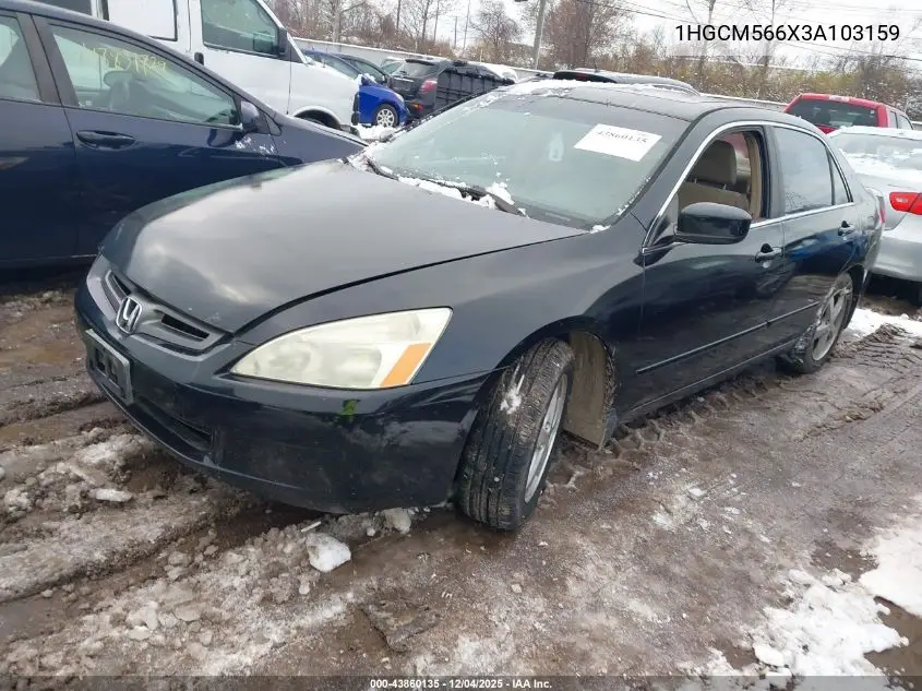 1HGCM566X3A103159 2003 Honda Accord 2.4 Ex