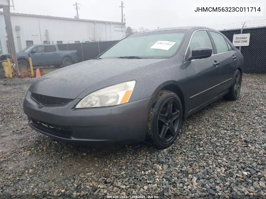 JHMCM56323C011714 2003 Honda Accord 2.4 Lx
