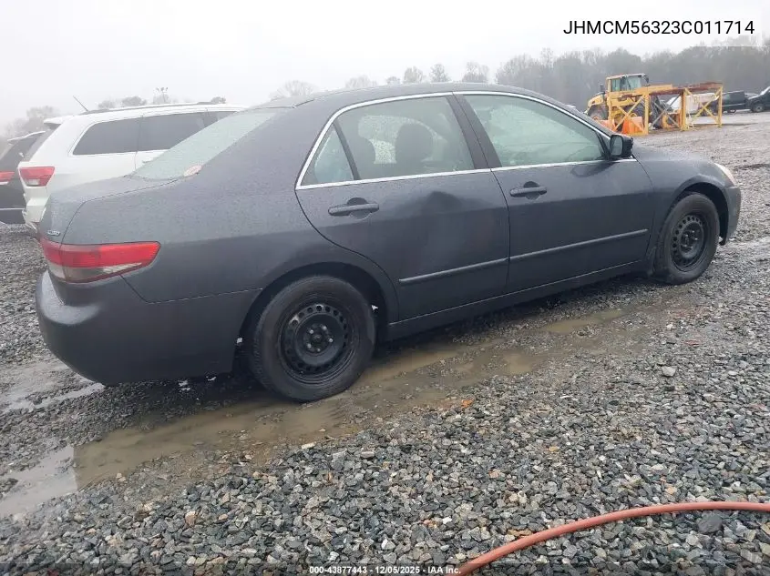 JHMCM56323C011714 2003 Honda Accord 2.4 Lx