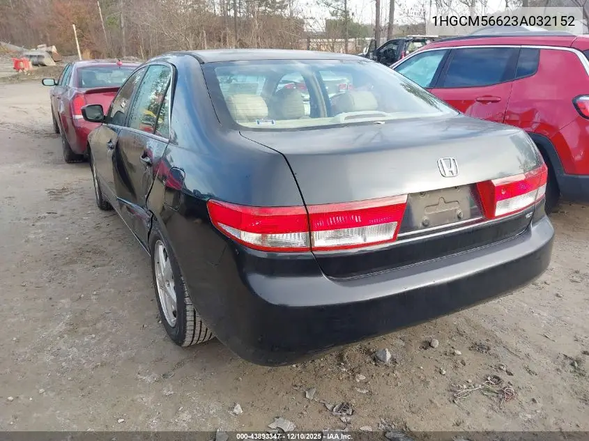 1HGCM56623A032152 2003 Honda Accord Ex