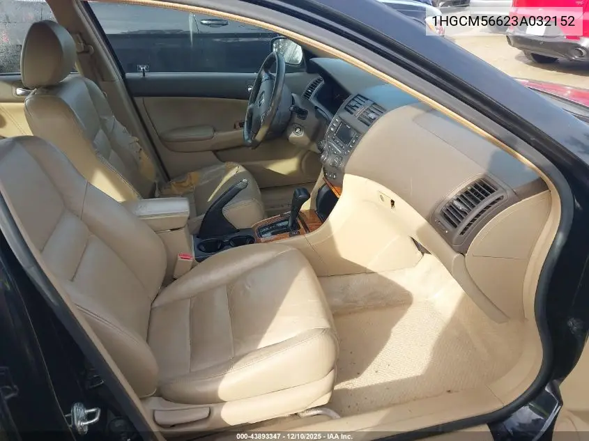 1HGCM56623A032152 2003 Honda Accord Ex