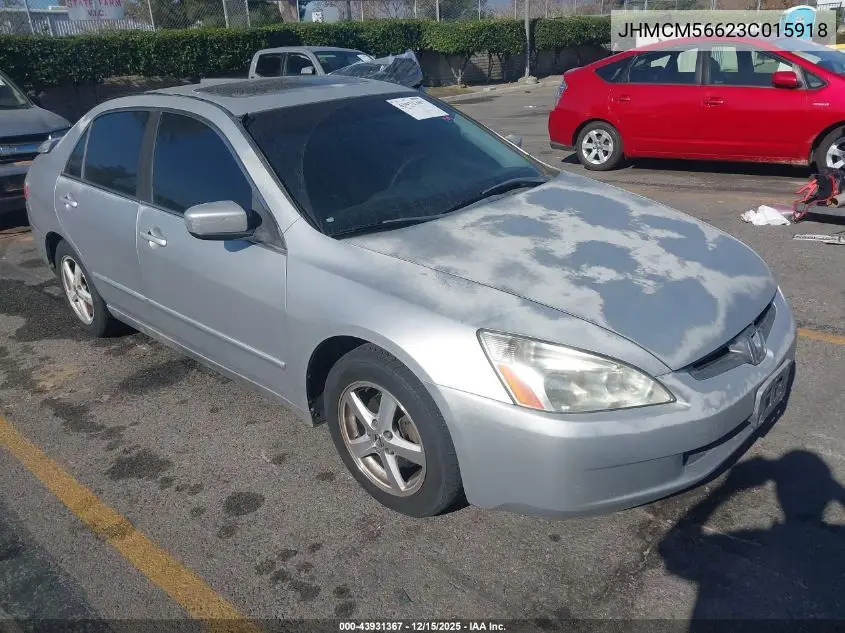 JHMCM56623C015918 2003 Honda Accord 2.4 Ex