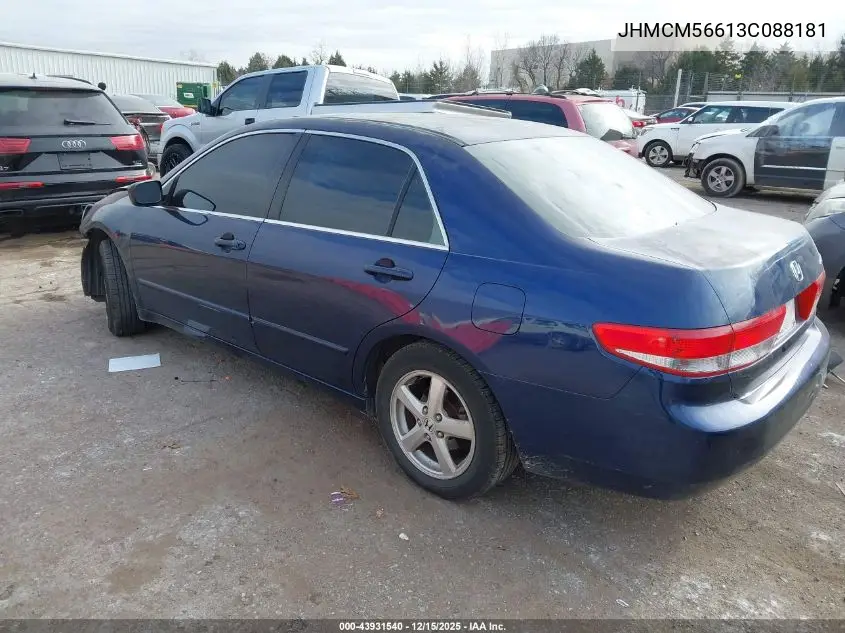 JHMCM56613C088181 2003 Honda Accord 2.4 Ex