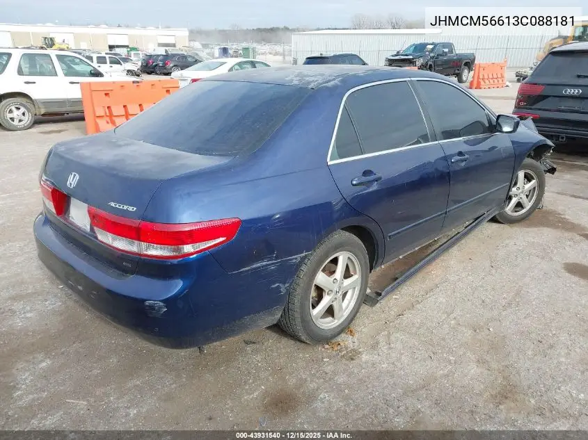 JHMCM56613C088181 2003 Honda Accord 2.4 Ex