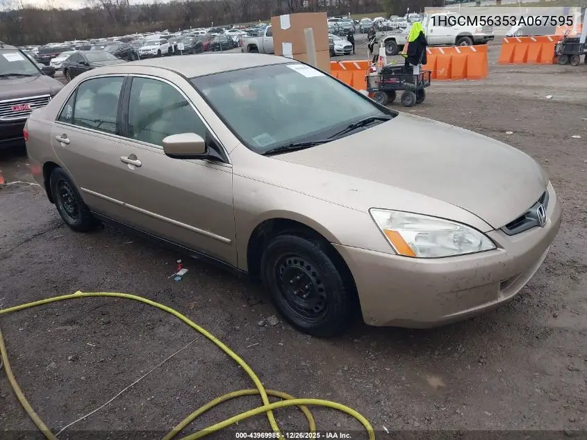 1HGCM56353A067595 2003 Honda Accord 2.4 Lx