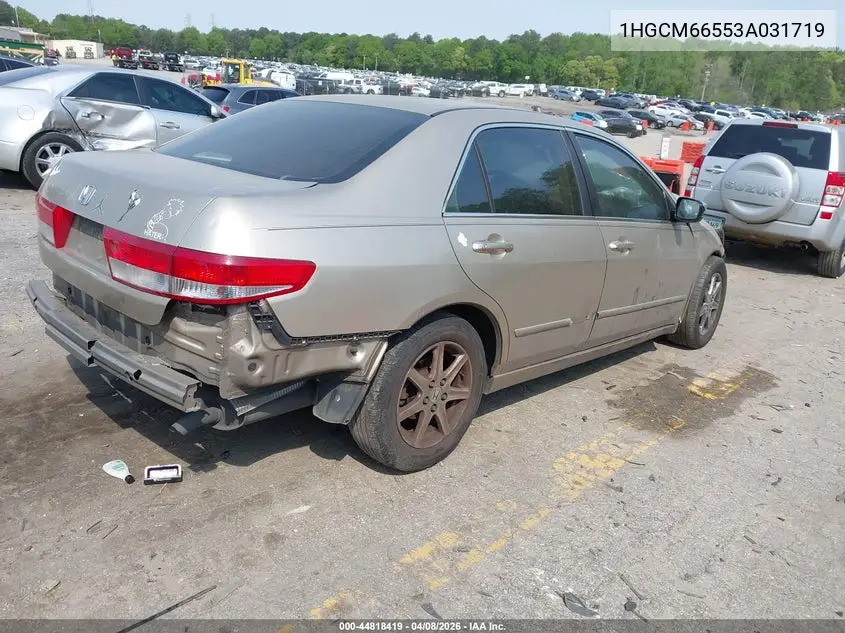 1HGCM66553A031719 2003 Honda Accord 3.0 Ex
