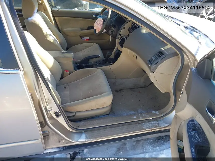 1HGCM563X3A116614 2003 Honda Accord 2.4 Lx