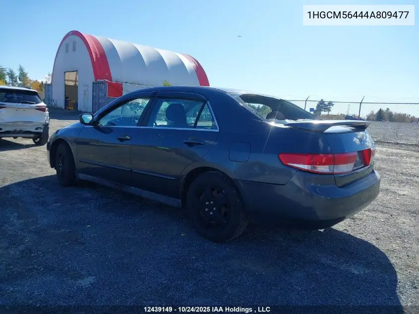 1HGCM56444A809477 2004 Honda Accord Lx-G