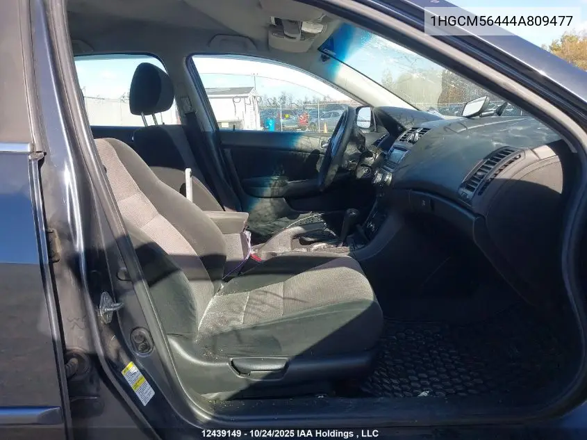 1HGCM56444A809477 2004 Honda Accord Lx-G