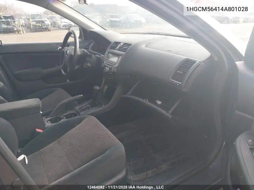 1HGCM56414A801028 2004 Honda Accord Lx-G