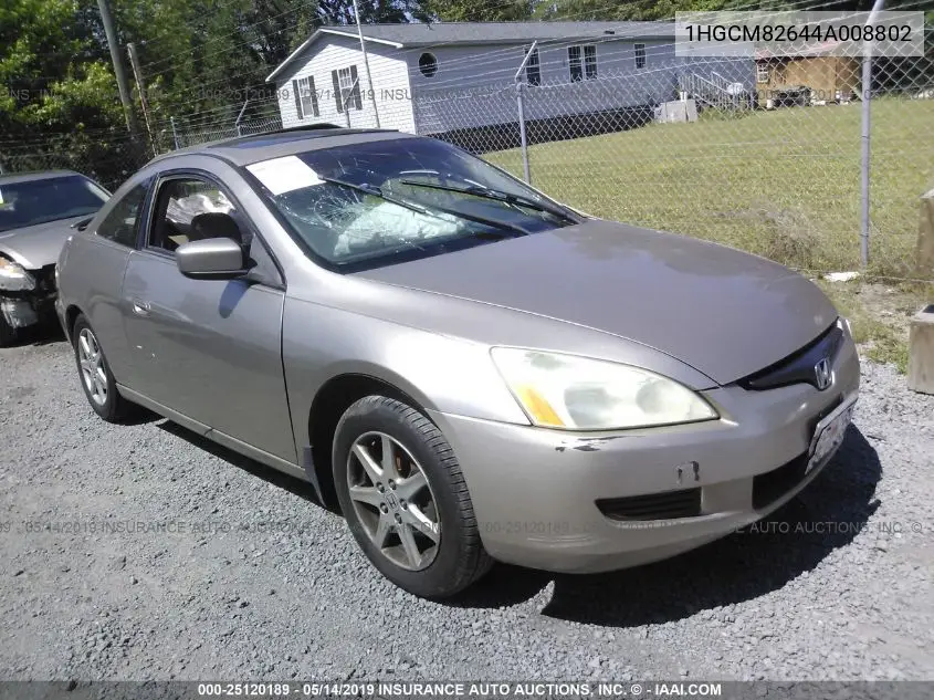 1HGCM82644A008802 2004 Honda Accord 3.0 Ex