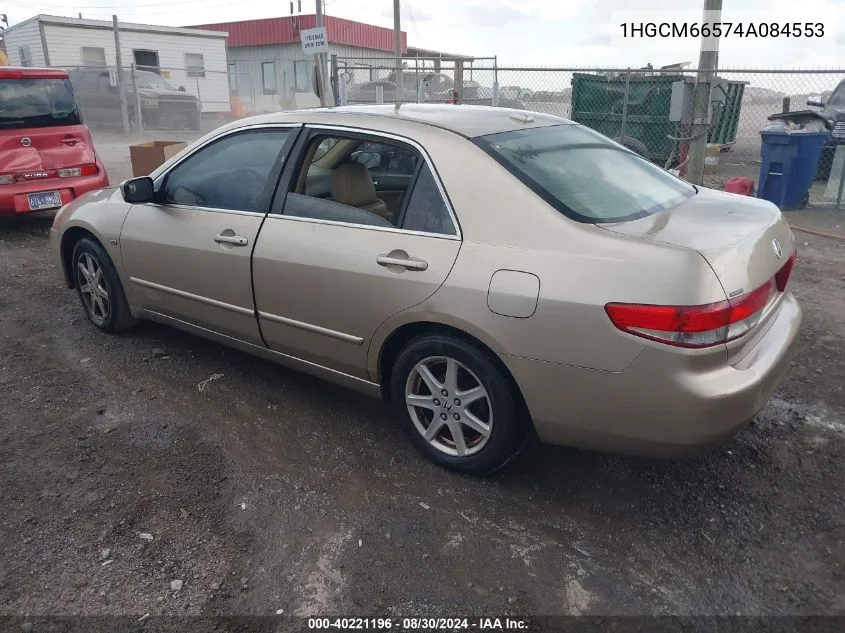 1HGCM66574A084553 2004 Honda Accord 3.0 Ex