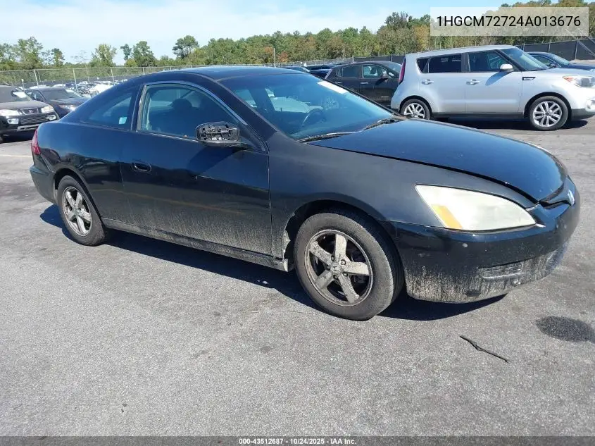 1HGCM72724A013676 2004 Honda Accord 2.4 Ex