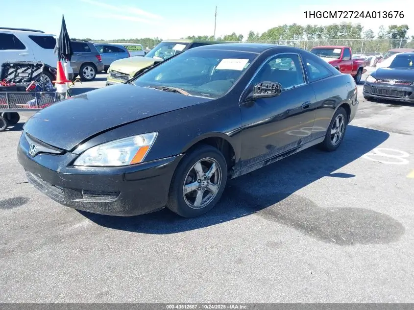 1HGCM72724A013676 2004 Honda Accord 2.4 Ex