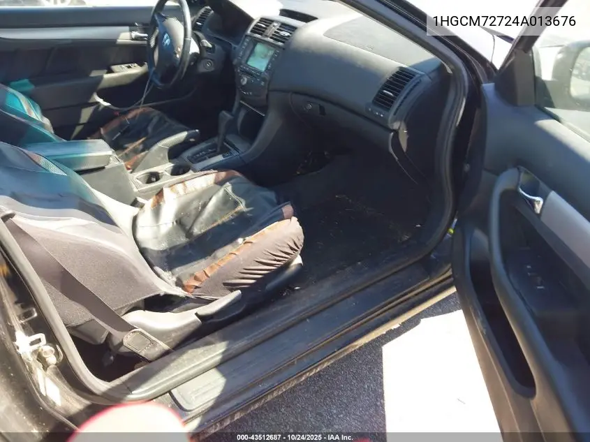 1HGCM72724A013676 2004 Honda Accord 2.4 Ex