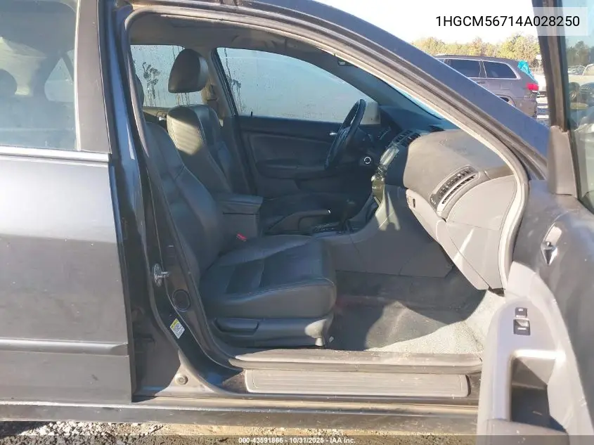1HGCM56714A028250 2004 Honda Accord 2.4 Ex