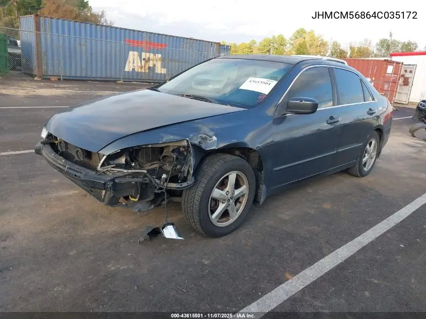 JHMCM56864C035172 2004 Honda Accord 2.4 Ex