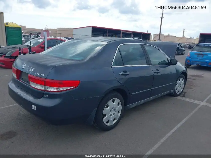 1HGCM66304A045169 2004 Honda Accord 3.0 Lx
