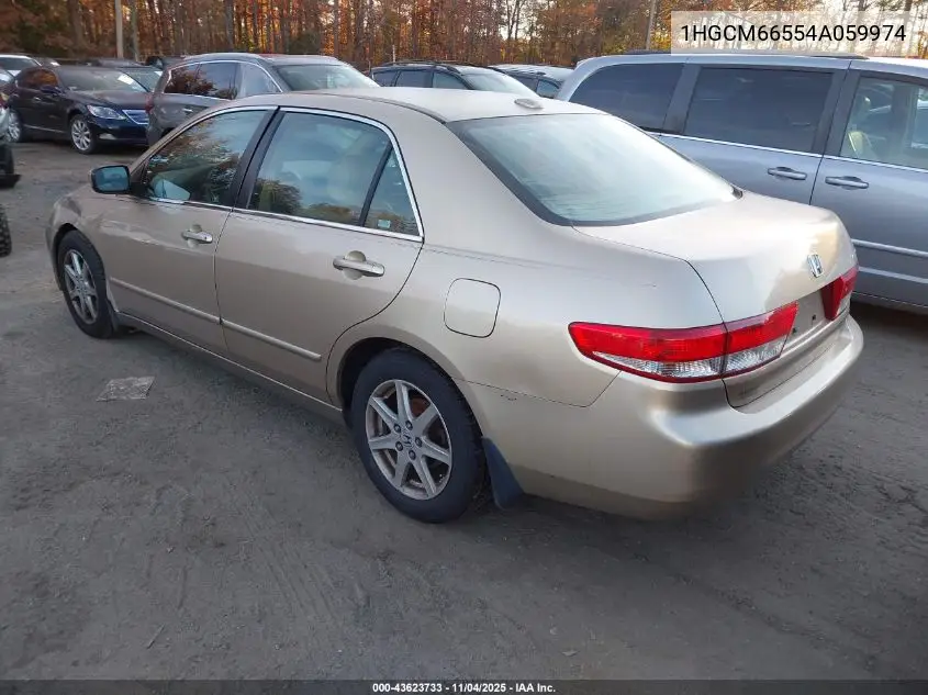 1HGCM66554A059974 2004 Honda Accord 3.0 Ex