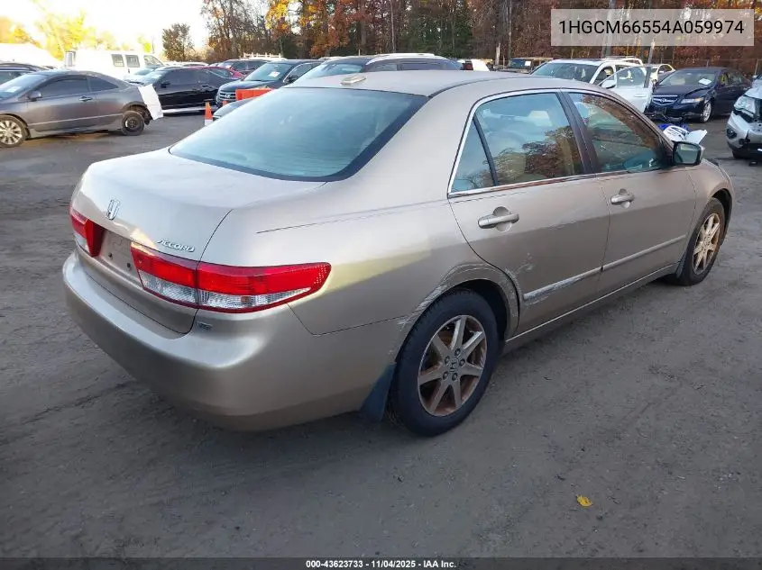 1HGCM66554A059974 2004 Honda Accord 3.0 Ex