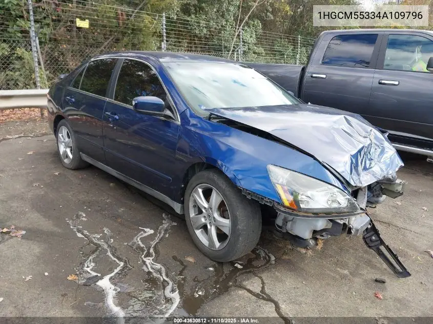 1HGCM55334A109796 2004 Honda Accord 2.4 Lx