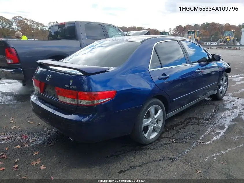 1HGCM55334A109796 2004 Honda Accord 2.4 Lx