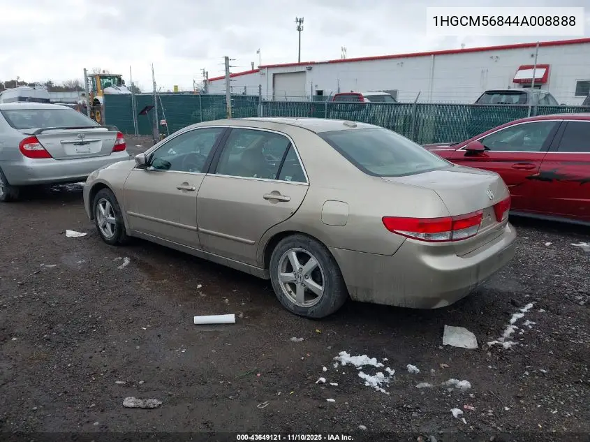 1HGCM56844A008888 2004 Honda Accord 2.4 Ex