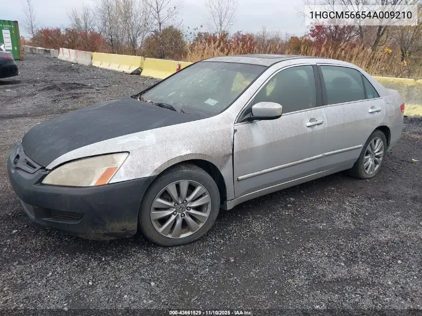 1HGCM56654A009210 2004 Honda Accord 2.4 Ex
