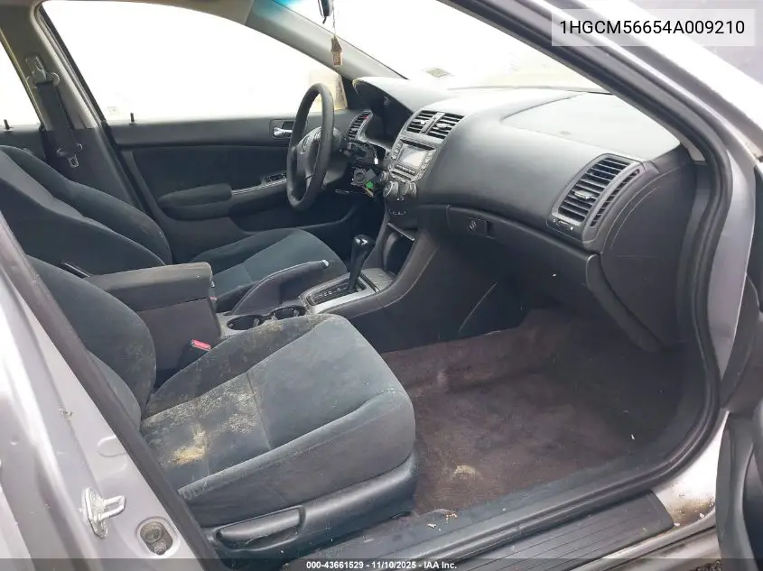 1HGCM56654A009210 2004 Honda Accord 2.4 Ex