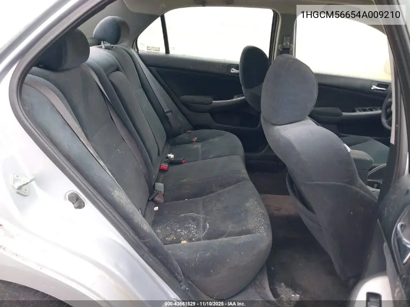 1HGCM56654A009210 2004 Honda Accord 2.4 Ex