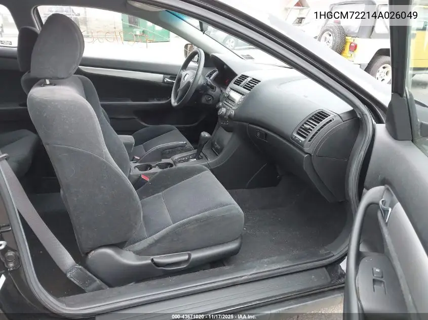 1HGCM72214A026049 2004 Honda Accord 2.4 Lx