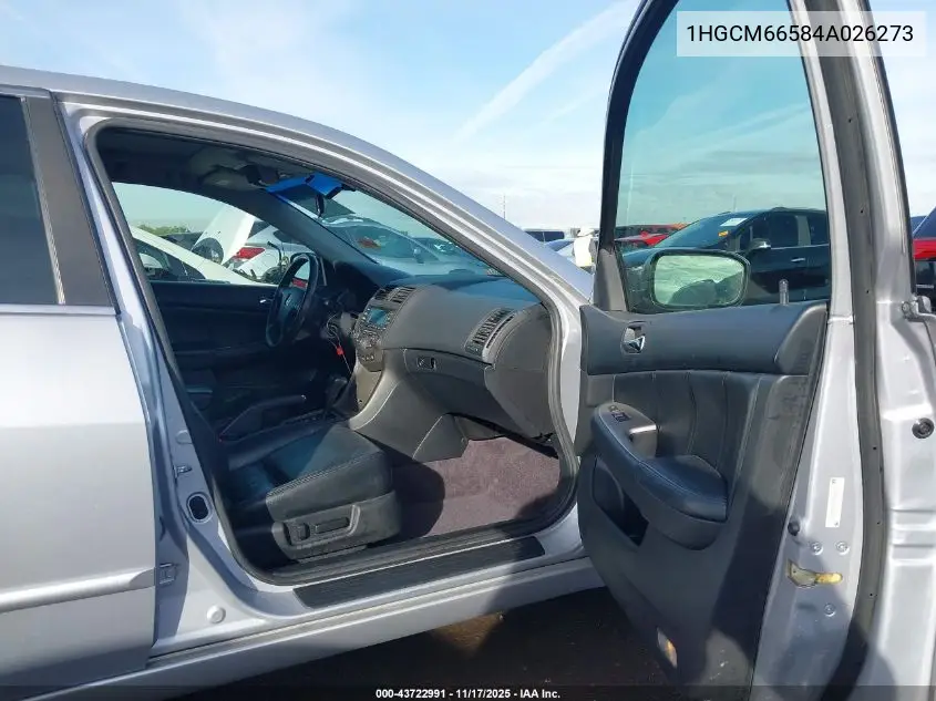 1HGCM66584A026273 2004 Honda Accord 3.0 Ex