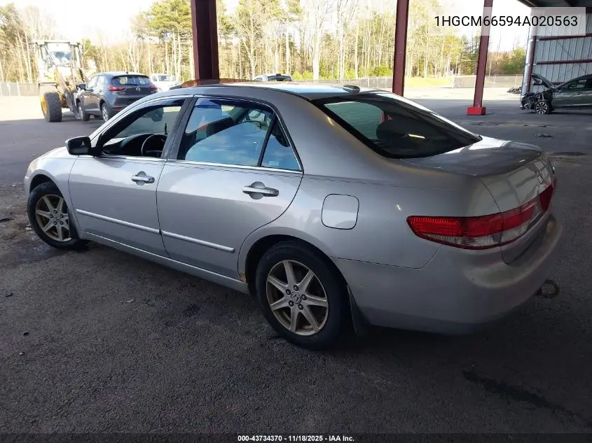 1HGCM66594A020563 2004 Honda Accord 3.0 Ex