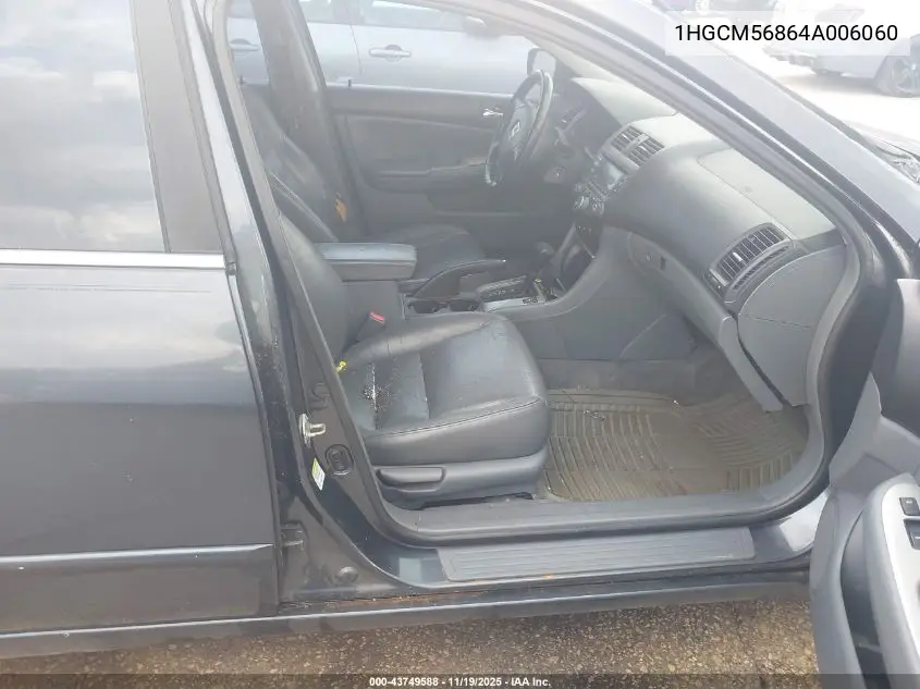 1HGCM56864A006060 2004 Honda Accord 2.4 Ex