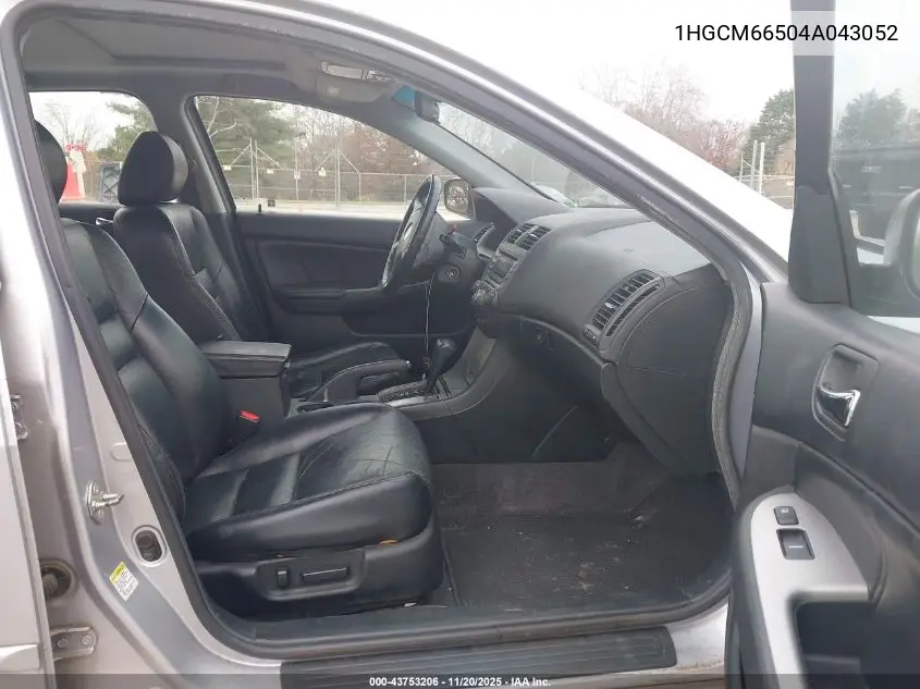 1HGCM66504A043052 2004 Honda Accord 3.0 Ex