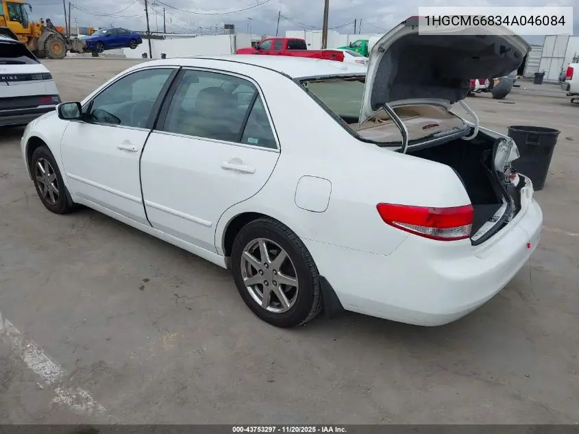 1HGCM66834A046084 2004 Honda Accord 3.0 Ex