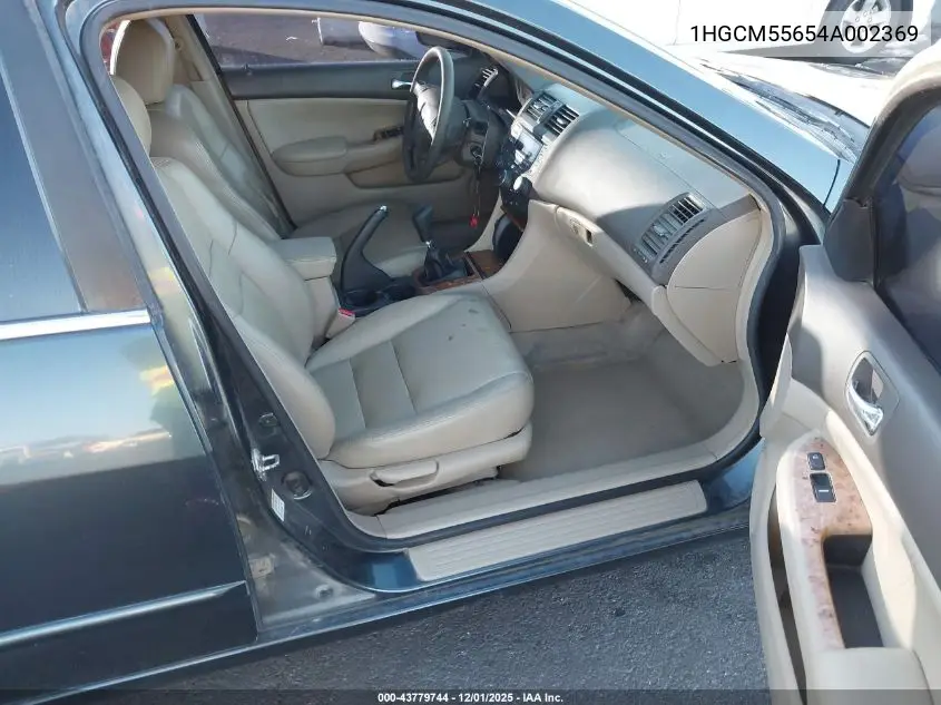 1HGCM55654A002369 2004 Honda Accord 2.4 Ex