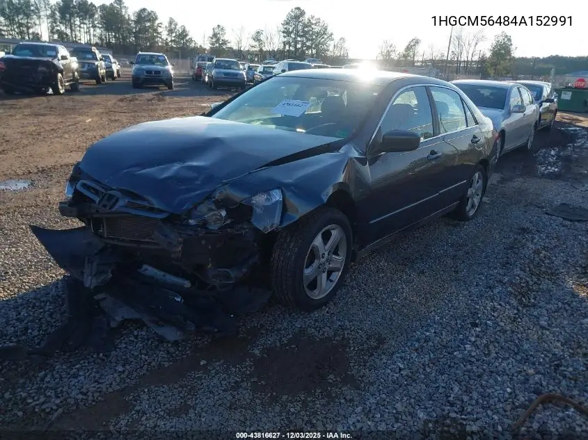 1HGCM56484A152991 2004 Honda Accord 2.4 Lx