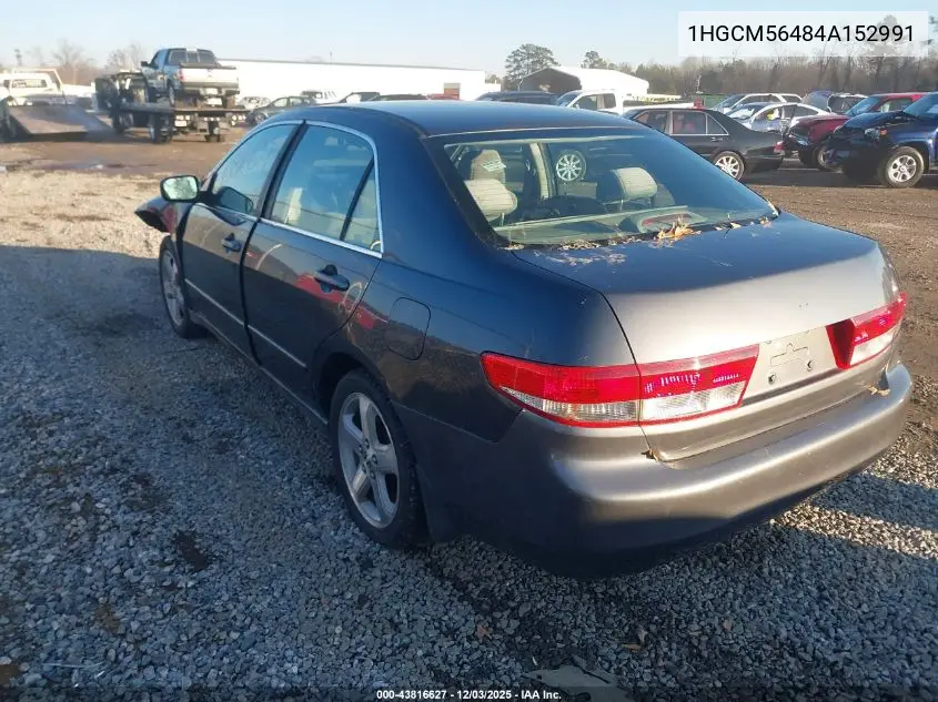 1HGCM56484A152991 2004 Honda Accord 2.4 Lx