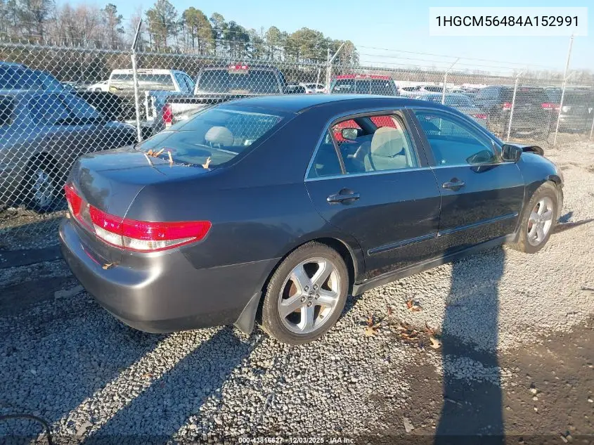 1HGCM56484A152991 2004 Honda Accord 2.4 Lx
